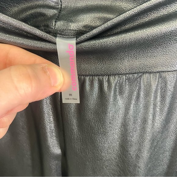 Commando Faux Leather joggers size M - Picture 4 of 10